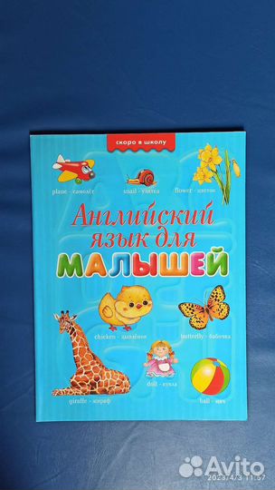 Книга Английский язык для малышей/детей формат А3