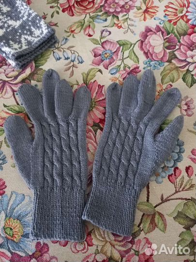 Перчатки, шерсть