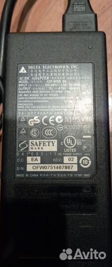 Блок питания «ADP-90SB BB» для ноутбуков