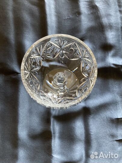Фужер/креманка, винтаж, хрусталь, розетка