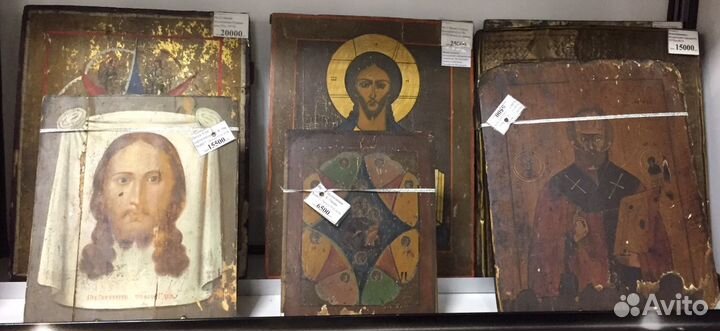 Икона. Неопалимая Купина. Конец 19 века. Живопись