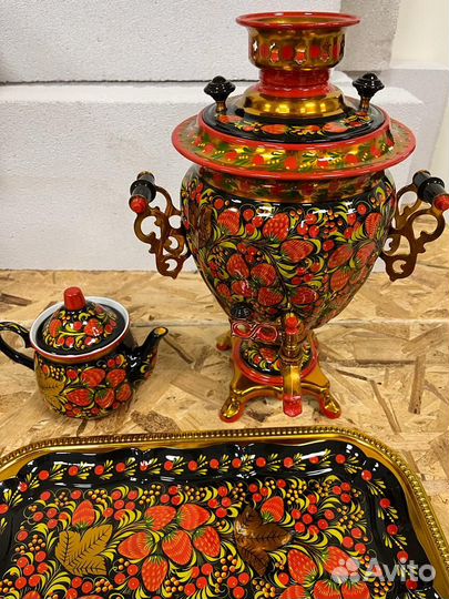 Самовар Хохлома