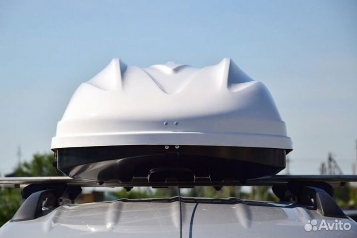 Автобокс Турино-1 белый матовый 410 литров. 175см