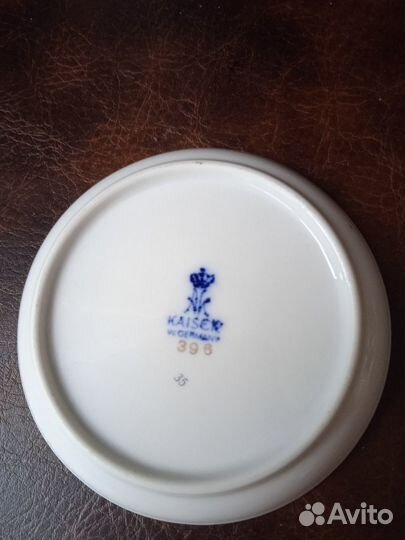 2 антикварные фарфоровые тарелочки Kaiser Германия