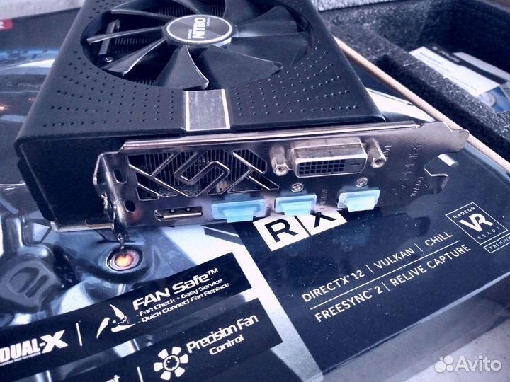 Видеокарта rx570 4gb sapphire nitro