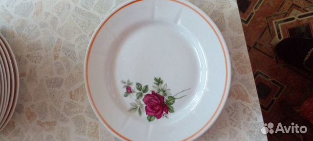 Тарелка СССР 18 см, цена за шт. Всего6 шт