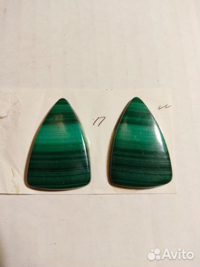 Малахит. Кабашоны