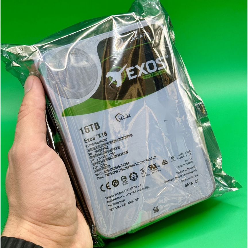 [ST16000NM000J] 16тб Seagate Exos