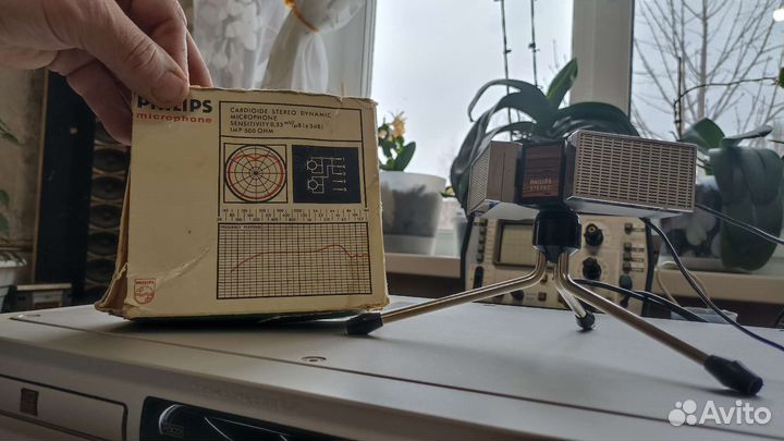 Винтажный Микрофон philips-EL 1979/50