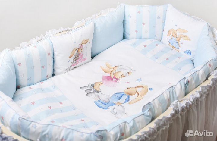 Постельный набор для детской кроватки Луисы