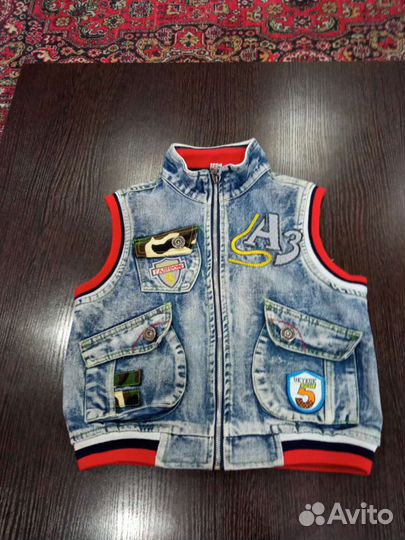 Жилет джинсовый для мальчика