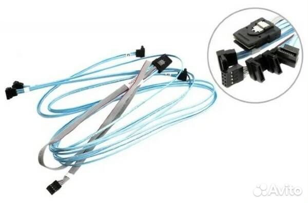 Кабель Supermicro SFF-8087 - 4x SATA (CBL-0388L)