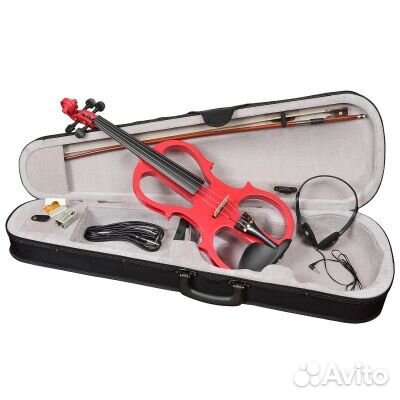 Электроскрипка antonio lavazza EVL-01 красная