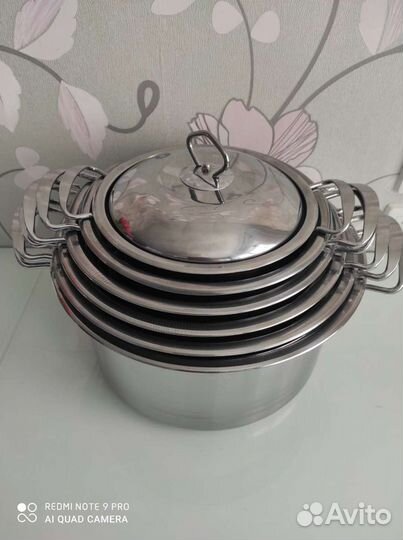 Набор посуды кастрюль,кастрюля из нержавеющей стал