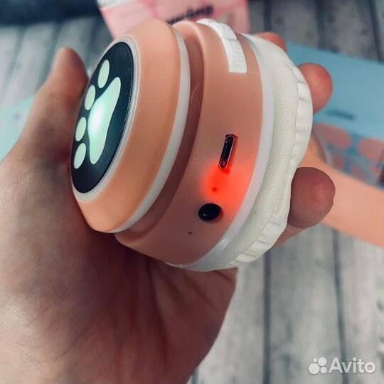 Беспроводные детские наушники с ушками