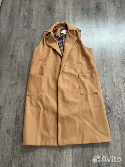 Жилет пальто на запах 52