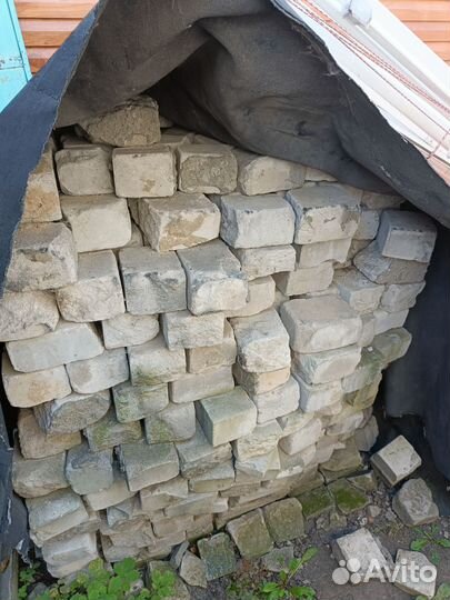 Кирпич белый б/у