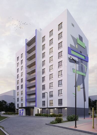 1-к. квартира, 46,9 м², 2/10 эт.