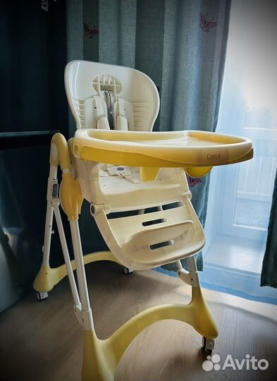 Стул для кормления Corol S1 Жёлтый (воздушный шар)