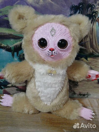 Пламф, игрушка ручной работы в смешанной технике