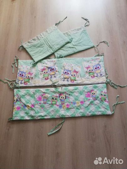 Бортики в детскую кроватку