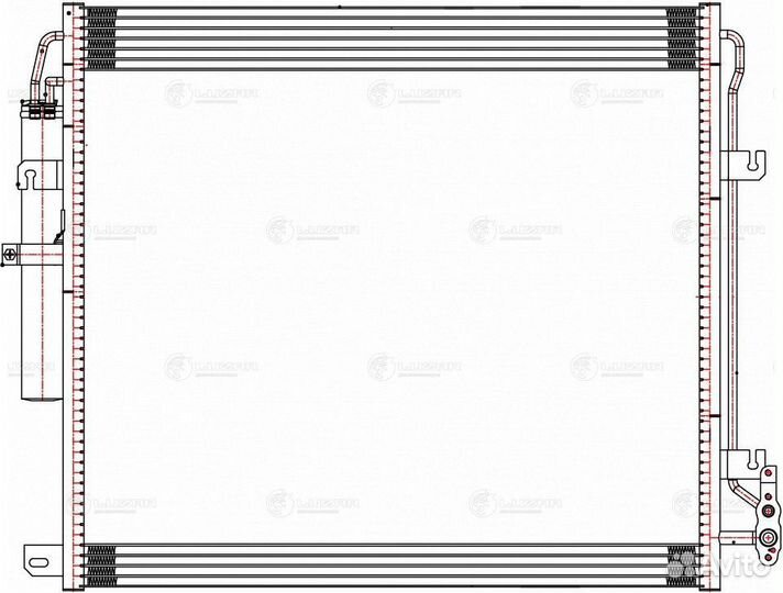 Радиатор кондиционера Ленд Ровер Дискавери 04