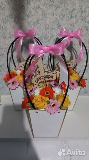 Мыльные букеты