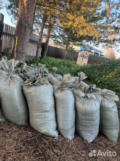 Торф в мешках