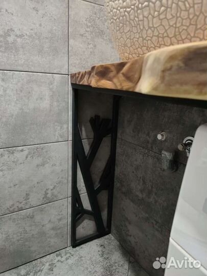 Столешница в ванную под раковину лофт