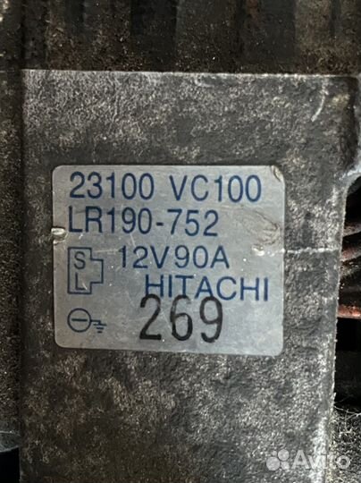 Генератор на Ниссан Патруль