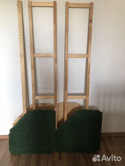 Домик-когтеточка для кошки. Стеллаж IKEA