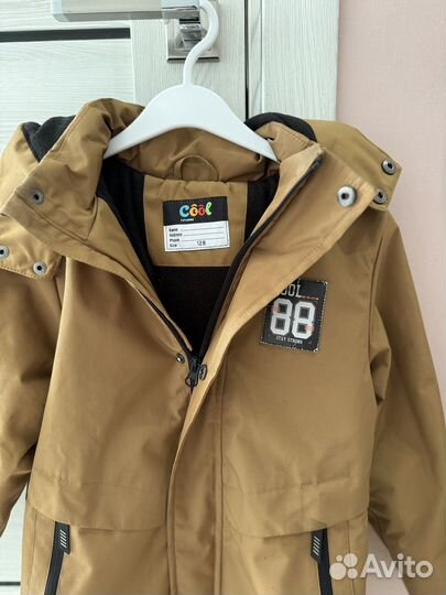 Стильная демисезонная куртка - парка для мальчка