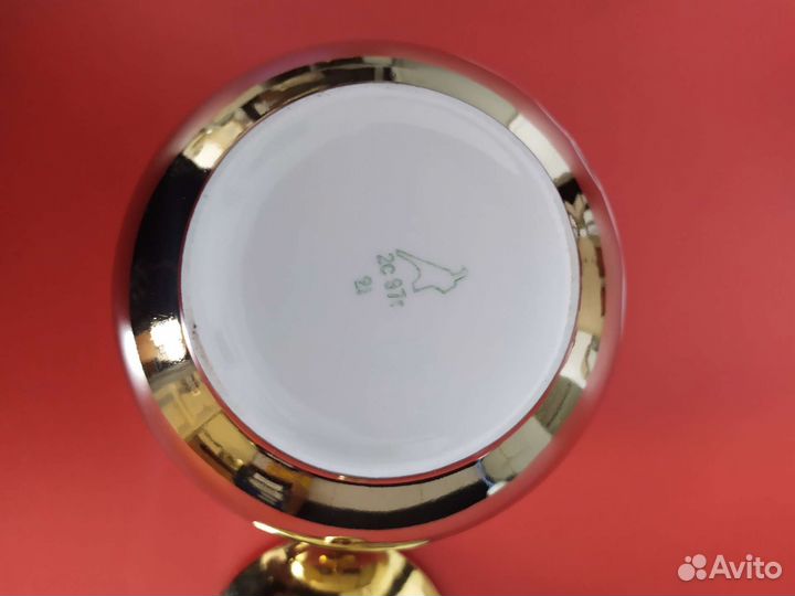 Сахарница дулево Золотая глазурь