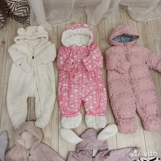 Детские вещи пакетом 68 74 на девочку