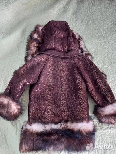 Дубленка натуральная для девочки