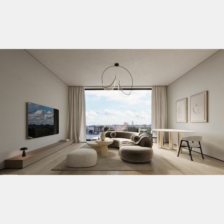 1-к. апартаменты, 42,6 м², 7/8 эт.