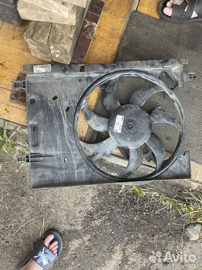 Крыльчатка вентилятора opel corsa d