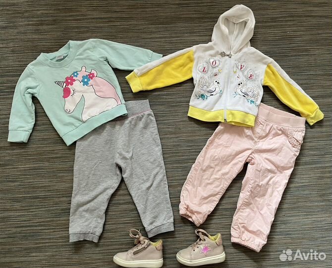 Пакет вещей для девочки 80-86 см