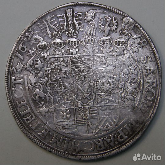 Саксония 1 талер 1618г. Иоган Георг I