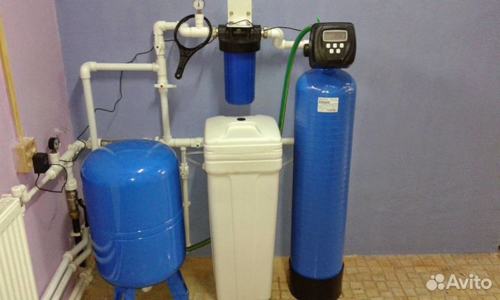 Очистка воды. Фильтр для воды скважины. Умягчение