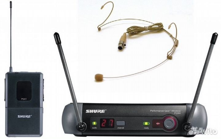 Shure pgx14 Радиомикрофон с телесной гарнитурой