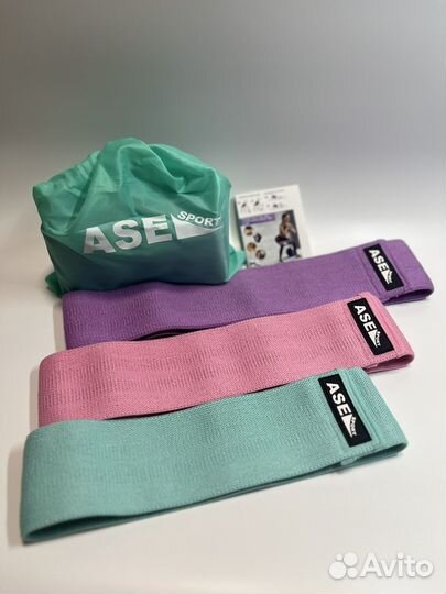 Новые резинки для фитнеса тканевые