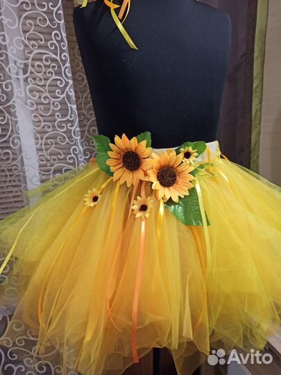 Костюм подсолнуха на праздник Осени