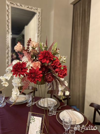 Оформление свадьбы декор свадьбы насыпные свечи