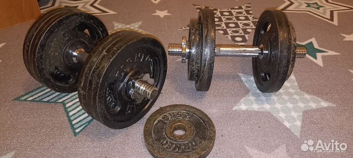 Гантели разборные 42 кг