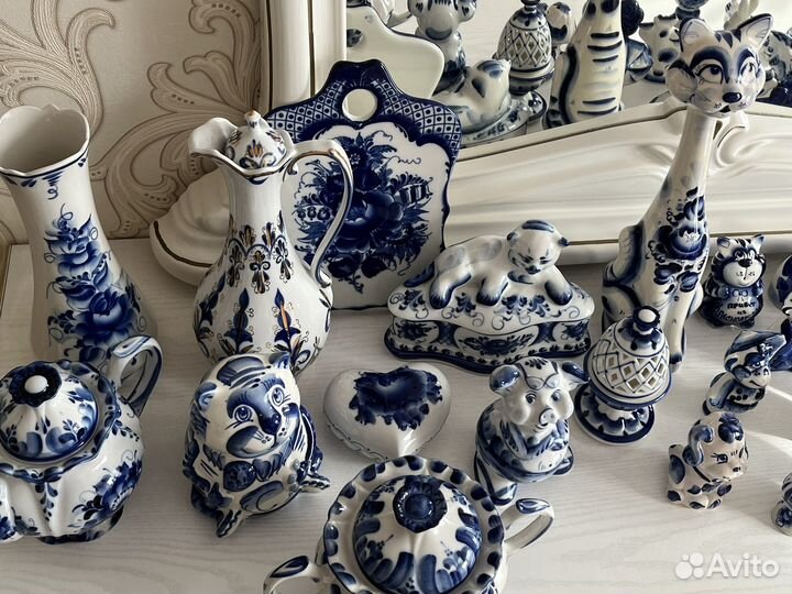 Заварочный чайник гжель