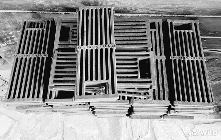 Чугунная решетка гриль