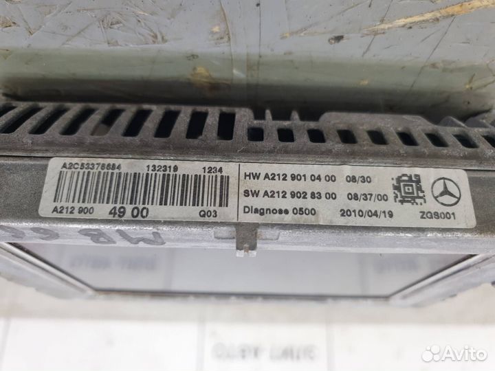 Монитор дисплей Mercedes W212 E