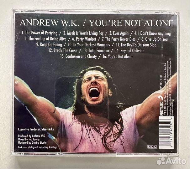 Andrew W.K.- You’re Not Alone (2018) CD