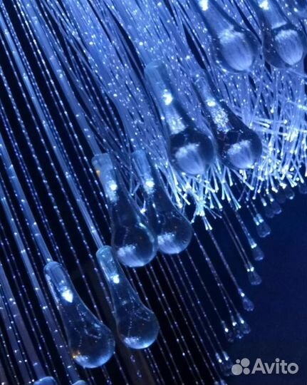 Оптоволоконная люстра rainbow fiber optic